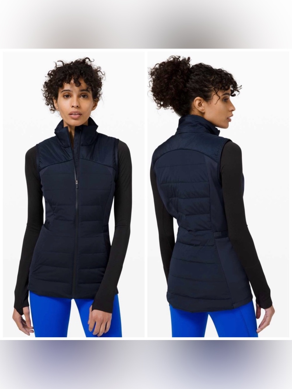 NWOT Lululemon Down for it All Vest True Navy Size 8